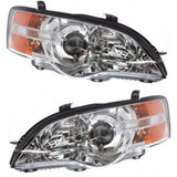 For Subaru Legacy / Outback Headlight Assembly 2006 2007 Halogen (CLX-M0-USA-RBS100102-CL360A70-PARENT1)