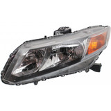 For Honda Civic Headlight Assembly 2012 | Halogen | Coupe/Sedan (CLX-M0-USA-REPH100198-CL360A70-PARENT1)