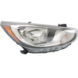 For Hyundai Accent Headlight Assembly 2012 2013 2014 | Halogen | Standard Type | Hatchback/Sedan (CLX-M0-USA-REPH100310-CL360A70-PARENT1)