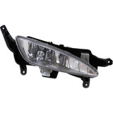 For Kia Optima Fog Light Assembly 2011 2012 2013 | Triangle | Excludes Hybrid Model (CLX-M0-USA-REPK107510-CL360A70-PARENT1)