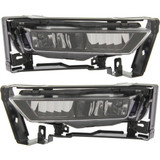 For Honda Accord Fog Light Assembly 2013 2014 2015 | Sedan | Rectangular | w/ Black Bezel Border | Excludes Hybrid Model | CAPA Certified (CLX-M0-USA-REPH107582Q-CL360A70-PARENT1)