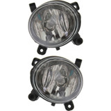 For Audi A6 / A6 Quattro Fog Light Assembly 2009 2010 2011 | Round (CLX-M0-USA-REPA107526-CL360A72-PARENT1)