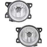 For Honda Fit Fog Light Assembly 2018 2019 | Round | Halogen | Coupe/Hatchback/Sedan | Excludes Type R Model | CAPA Certified (CLX-M0-USA-REPH107708Q-CL360A70-PARENT1)