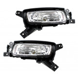 For Kia Sorento Fog Light Assembly 2014 2015 | Rectangular | w/o Sport Package (CLX-M0-USA-REPK107538-CL360A70-PARENT1)