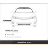 For BMW 760i Fog Light Assembly 2005 2006 | Sedan (CLX-M0-USA-REPB107504-CL360A70-PARENT1)