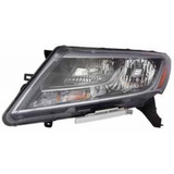 For 2013-2016 Nissan Pathfinder Headlight CAPA Certified Bulbs Included ;Halogen; Black Bezel; Chrome Trim (CLX-M1-314-1190L-AS2-PARENT1)