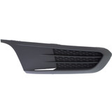 For Volkswagen Jetta Fog Light Cover 2011 12 13 2014 Outer | Grille Bezel | Sedan | Black (CLX-M0-USA-REPV015516-CL360A70-PARENT1)