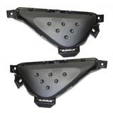 For Toyota Prius Fog Light Cover 2016 2017 2018 | Grille Bezel | Bumper Cover | Textured Black (CLX-M0-USA-REPT108672-CL360A70-PARENT1)