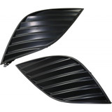 For Toyota Camry Fog Light Cover 2018 Outer | Grille Bezel | Textured Black | SE Model (CLX-M0-USA-RT01550002-CL360A70-PARENT1)