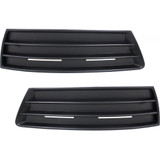 For Volkswagen Passat CC Fog Light Cover 2009 2010 | Grille Bezel | Bumper Cover | Outer | Black | w/o Fog Light Hole | Textured Black (CLX-M0-USA-REPV015508-CL360A71-PARENT1)