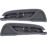 For Honda Civic Fog Light Cover 2013 2014 2015 | Textured Black | Sedan (CLX-M0-USA-REPH108612-CL360A70-PARENT1)