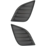 For Toyota Corolla Fog Light Cover 2014 2015 2016 | Grille Bezel | Textured Black (CLX-M0-USA-REPT108606-CL360A70-PARENT1)