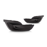 For Nissan Altima Fog Light Cover 2013 2014 2015 | Grille Bezel | Textured | Sedan | Black (CLX-M0-USA-REPN108612-CL360A70-PARENT1)