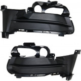 For Ford Mustang Fog Light Cover 2015 2016 2017 | Opening Cover | Plastic | Convertible / Coupe | Black (CLX-M0-USA-REPF108636-CL360A70-PARENT1)