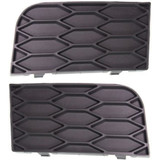 For Ford Mustang Fog Light Cover 2007 2008 2009 | Grille Bezel | Bumper Cover | w/ Calif Package | Primed (CLX-M0-USA-REPF107520-CL360A70-PARENT1)