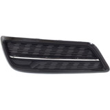 For Acura MDX Fog Light Cover 2014 2015 2016 | Painted Black & Chrome (CLX-M0-USA-REPA108618-CL360A70-PARENT1)