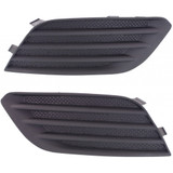 For Buick Encore Fog Light Cover 2013 14 15 2016 | Textured Black (CLX-M0-USA-REPB108606-CL360A70-PARENT1)