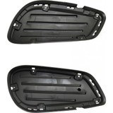 For Mercedes-Benz E250 / E350 / E400 / E550 Fog Light Cover 2014 2015 2016 | Grille Bezel | w/ AMG Package | w/o Sport Package | Sedan / Wagon (CLX-M0-USA-REPM108654-CL360A71-PARENT1)