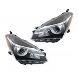 For Toyota Yaris Headlight 2015 2016 2017 Proj Type | with LED Daytime Running Light | SE Model (CLX-M0-USA-RT10010002-CL360A70-PARENT1)
