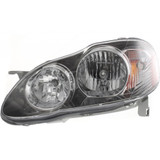 For Toyota Corolla Headlight Assembly 2005 06 07 2008 Halogen | S / XRS Model | Black Interior (CLX-M0-USA-T100134-CL360A70-PARENT1)