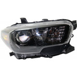For Toyota Tacoma Headlight 2017 2018 2019 w/ LED Daytime Running Light | w/ LED Fog Lights | CAPA (CLX-M0-USA-RT10010012Q-CL360A70-PARENT1)