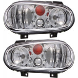 For Volkswagen Golf Headlight Assembly 2002 03 04 2005 Halogen | w/o Fog Lights (CLX-M0-USA-V100122-CL360A70-PARENT1)