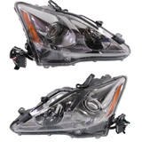 For Lexus IS250 / IS350 Headlight Assembly 2011 12 13 14 2015 | Halogen | w/ Sport Package (CLX-M0-USA-REPL100322-CL360A70-PARENT1)