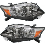 For Lexus RX350 Headlight Assembly 2010 2011 2012 | Halogen | Chrome Interior | CAPA (CLX-M0-USA-REPL100120Q-CL360A70-PARENT1)