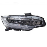 For Honda Civic Headlight 2016 17 18 2019 | LED | Coupe/Hatchback/Sedan (CLX-M0-USA-RH10010022-CL360A70-PARENT1)