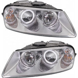 For Volkswagen Touareg Headlight Assembly 2004 05 06 2007 Halogen (CLX-M0-USA-REPV100136-CL360A70-PARENT1)