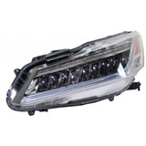 For Honda Accord Headlight Assembly 2017 | LED | Hybrid Model (CLX-M0-USA-RH10010052-CL360A70-PARENT1)