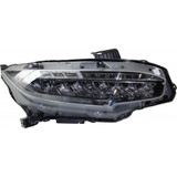 For Honda Civic Headlight Assembly 2016 17 18 2019 | LED | Coupe/Hatchback/Sedan CAPA Certified (CLX-M0-USA-RH10010022Q-CL360A70-PARENT1)