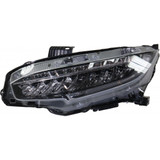 For Honda Civic Headlight Assembly 2016 17 18 2019 | LED | Coupe/Hatchback/Sedan CAPA Certified (CLX-M0-USA-RH10010022Q-CL360A70-PARENT1)