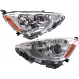 For Toyota Prius C Headlight Assembly 2012 2013 2014 CAPA | Halogen (CLX-M0-USA-REPT100328Q-CL360A70-PARENT1)
