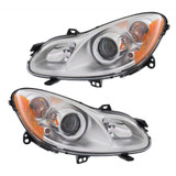 For Smart Fortwo Headlight Assembly 2008 09 10 11 12 13 14 2015 Halogen | Pure Model (CLX-M0-USA-REPSM100102-CL360A70-PARENT1)
