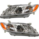 For Toyota Camry Headlight 2007 2008 2009 Halogen | Base/CE/LE/XLE Model | CAPA (CLX-M0-USA-REPT100150Q-CL360A70-PARENT1)