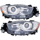 For Mazda CX-5 Headlight Assembly 2013 14 15 2016 | w/o Bulb(s) (CLX-M0-USA-REPMZ100104-CL360A70-PARENT1)