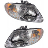 For Chevy Aveo Headlight Assembly 2004 05 06 2007 Halogen | Hatchback / Sedan | w/o Bulb(s) (CLX-M0-USA-REPCV100102-CL360A70-PARENT1)