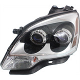 For GMC Acadia Headlight Assembly 2007 2008 | Halogen | 1st Design | Blue Color | High Beam Projector (CLX-M0-USA-REPG100102-CL360A70-PARENT1)