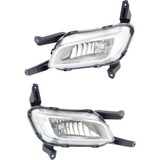 For Kia Optima Fog Light Assembly 2014 2015 | Halogen | Excludes Hybrid Model | CAPA (CLX-M0-USA-REPK107546Q-CL360A70-PARENT1)