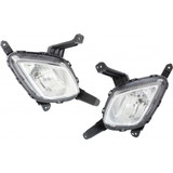For Kia Sorento Fog Light Assembly 2016 2017 2018 | Halogen | Square | SX Model | CAPA (CLX-M0-USA-REPK107548Q-CL360A70-PARENT1)