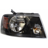 For Ford F-150 Headlight Assembly 2006 2007 2008 Halogen | Blacked Out | Harley Davidson Model CAPA (CLX-M0-USA-REPF100128Q-CL360A70-PARENT1)