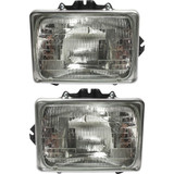 For Ford E-150 / E-250 Econoline Headlight Assembly 1992-2002 Halogen Type | Sealed Beam Type (CLX-M0-USA-REPF100198-CL360A70-PARENT1)