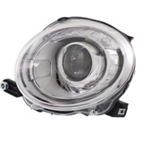 For Fiat 500 Headlight Assembly 2012 13 14 15 16 17 2018 | Halogen | w/o Black Trim | Hatchback CAPA (CLX-M0-USA-REPF100186Q-CL360A70-PARENT1)