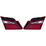 KarParts360 Fits Honda Accord Sedan 2016-2017 Inner Tail Light Assembly Inner CAPA (CLX-M1-316-1342L-AC-PARENT1)