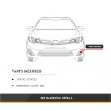 For Mitsubishi Lancer Fog Light 2008 2009 2010 2011 Bezel MI2602100 (CLX-M0-08-214-2045L-UD-CL360A1-PARENT1)
