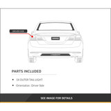 For Audi S3 Sedan Tail Light Assembly 2015 2016 Outer LED (CLX-M0-346-1913L-AS-CL360A56-PARENT1)