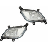 For Kia Forte Foglight Assembly 2017 2018 CAPA (CLX-M0-323-2048L-AC-CL360A55-PARENT1)