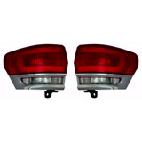 For Jeep Grand Cherokee / Laredo / Limited / Overland / Summit Tail Light Assembly Outer 2014-2020 Chrome Type 1 CAPA (CLX-M0-333-1965L-AS-CL360A55-PARENT1)