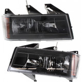 For Chevy Colorado Headlight 2004-2012 Halogen | Black Interior | w/o Extreme Package (CLX-M0-USA-C100122-CL360A70-PARENT1)